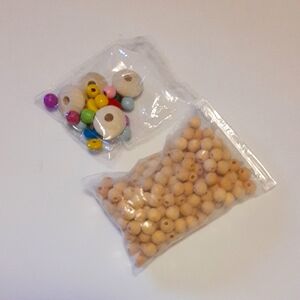 FREE WITH BUNDLE! - Assorted Colorful and Natural Wooden Beads